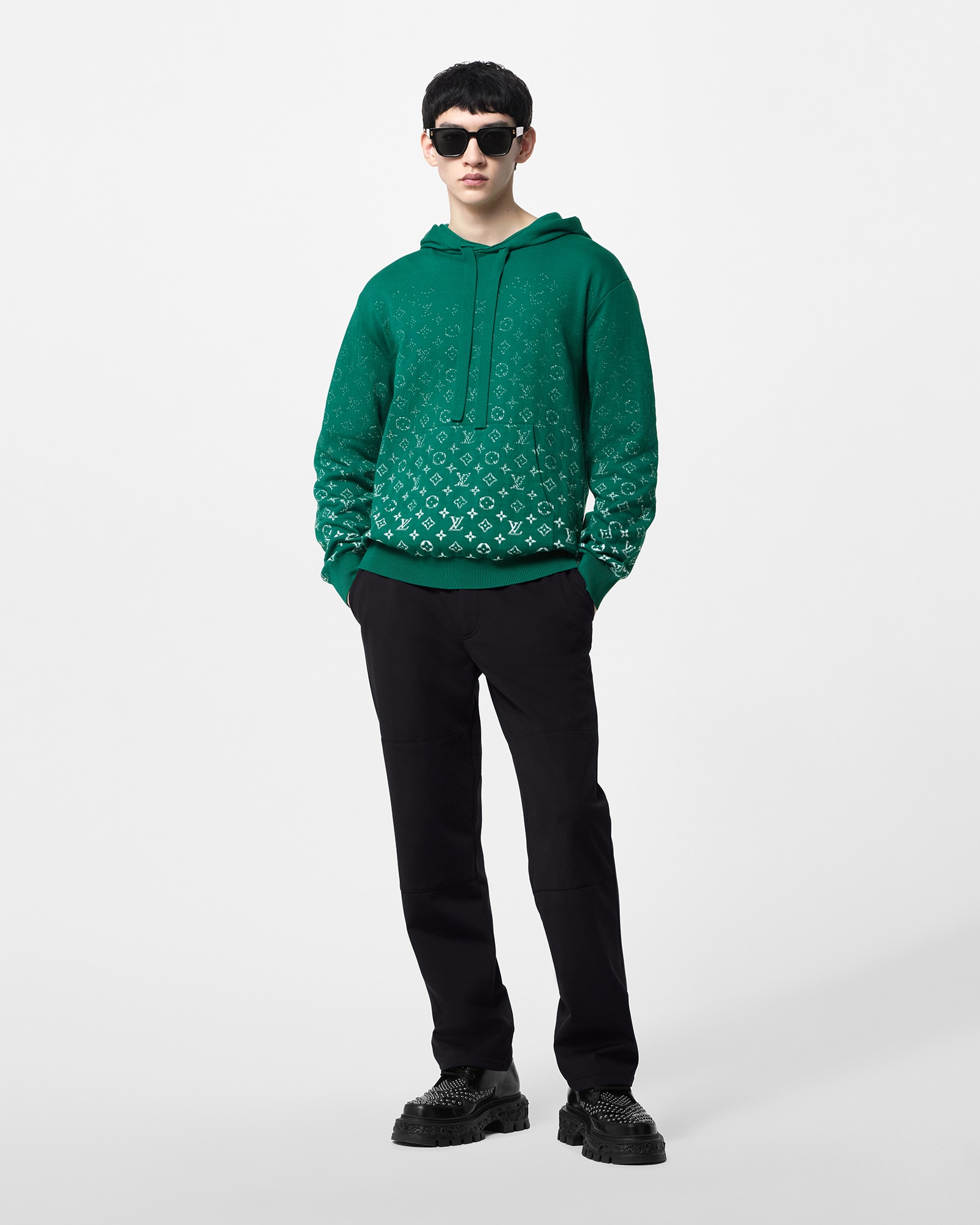 Monogram Gradient Cotton Hoodie - Ready-to-Wear | LOUIS VUITTON